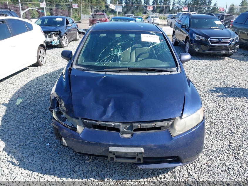 2007 Honda Civic Lx VIN: 1HGFA16557L029830 Lot: 39837307