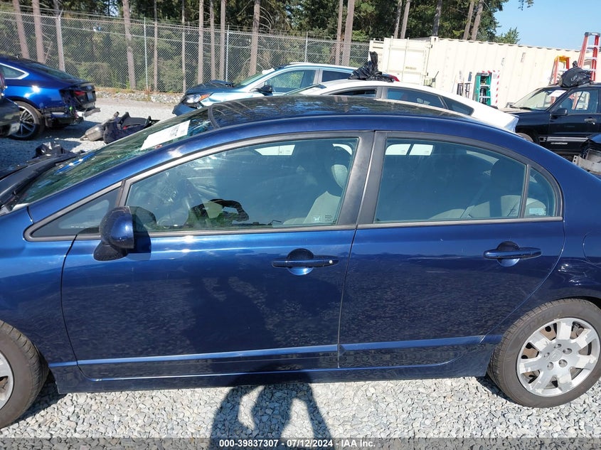 2007 Honda Civic Lx VIN: 1HGFA16557L029830 Lot: 39837307