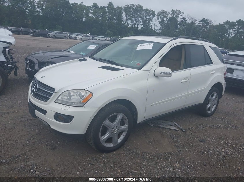 2007 Mercedes-Benz Ml 350 4Matic VIN: 4JGBB86EX7A234926 Lot: 39837308