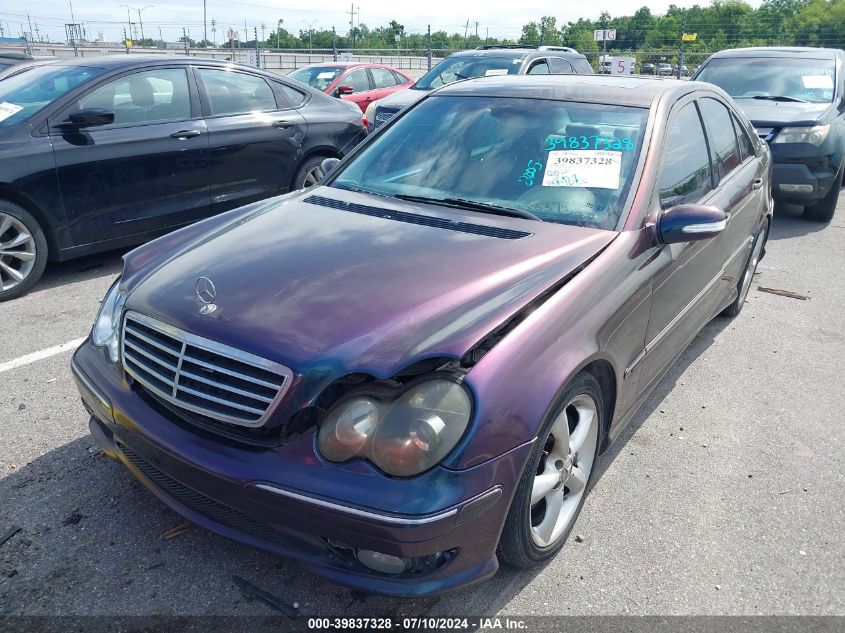 2005 Mercedes-Benz C 230 Kompressor Sport VIN: WDBRF40J45F686777 Lot: 39837328