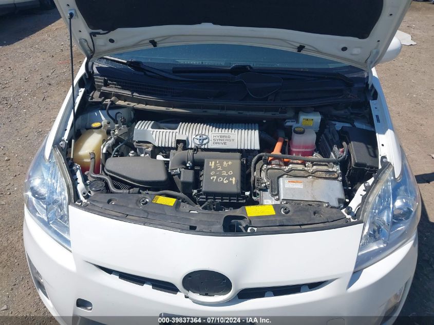 2011 Toyota Prius Three VIN: JTDKN3DU2B0312042 Lot: 39837364