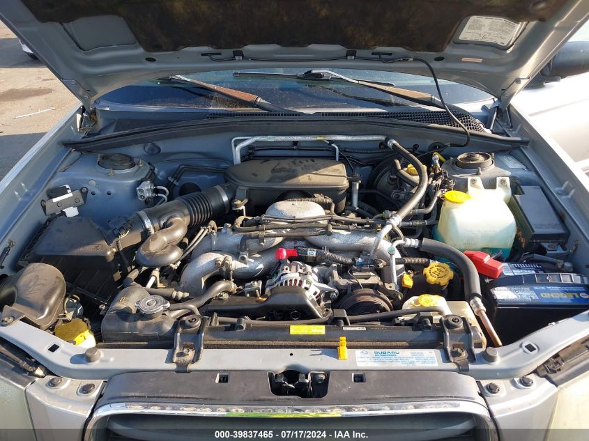 2005 Subaru Forester 2.5X VIN: JF1SG63645H708175 Lot: 39837465