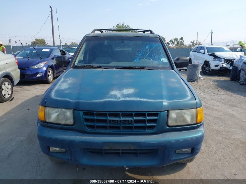 1998 Isuzu Rodeo Ls/S VIN: 4S2CK58W4W4358611 Lot: 39837480