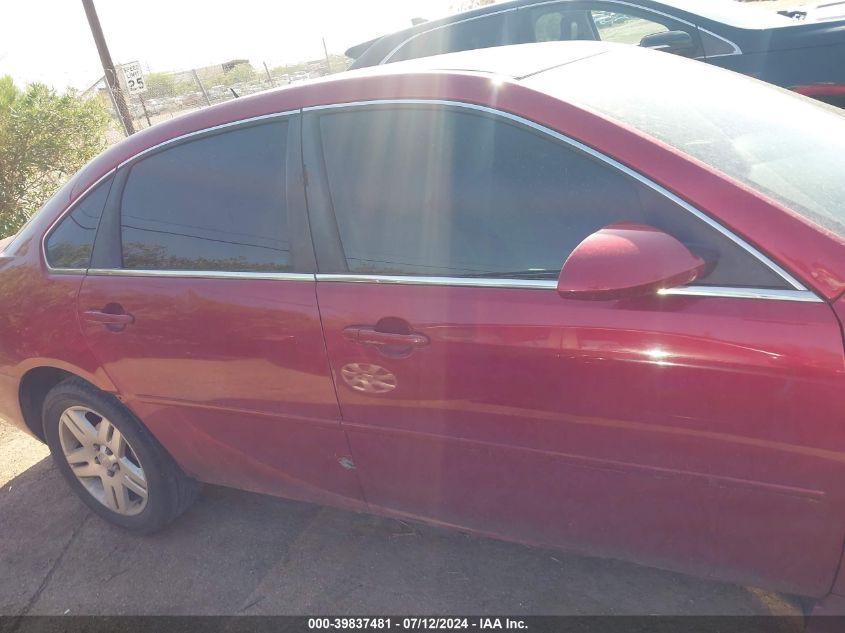 2013 Chevrolet Impala Lt VIN: 2G1WG5E3XD1252699 Lot: 39837481