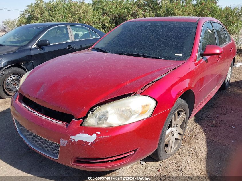 2013 Chevrolet Impala Lt VIN: 2G1WG5E3XD1252699 Lot: 39837481