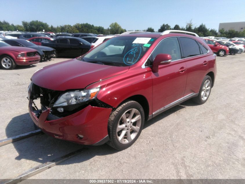 2012 Lexus Rx 350 VIN: 2T2ZK1BA1CC086535 Lot: 39837502