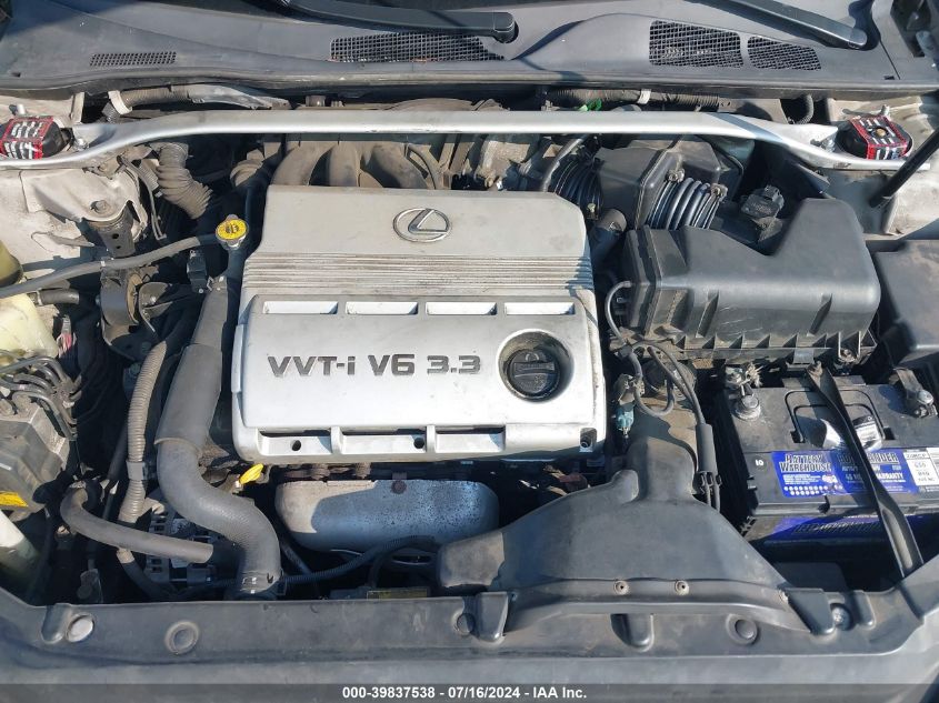 2004 Lexus Es 330 VIN: JTHBA30G845030245 Lot: 39837538