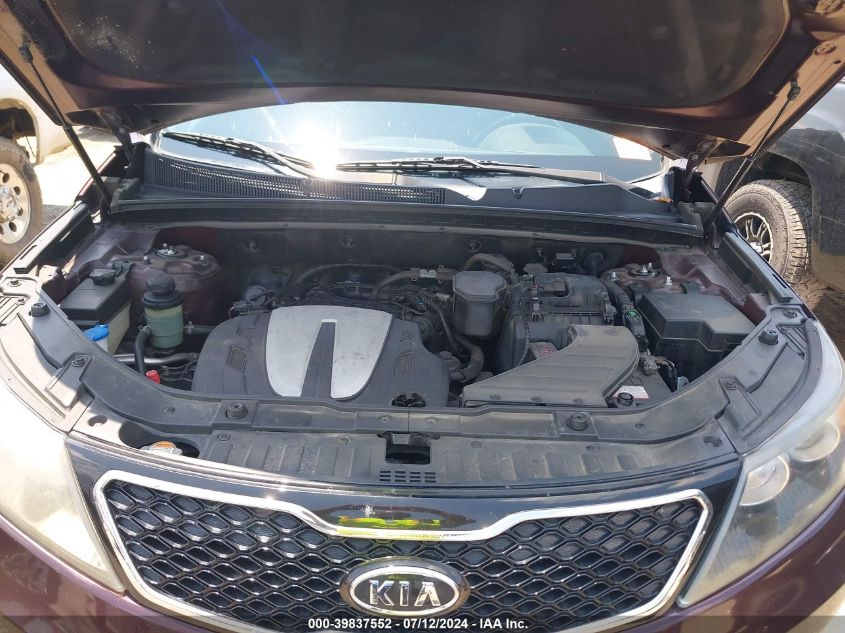 2012 Kia Sorento Sx V6 VIN: 5XYKWDA25CG257846 Lot: 39837552