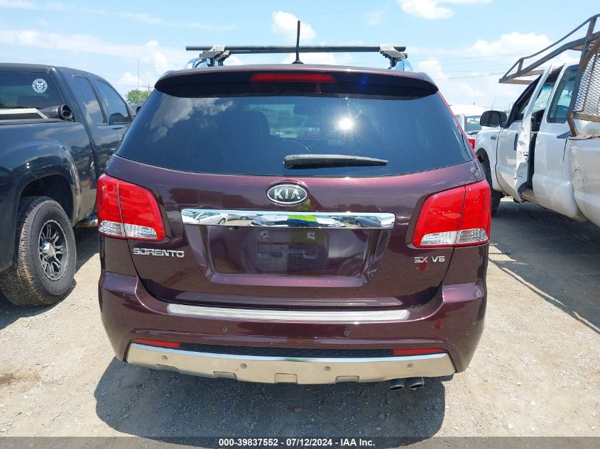 2012 Kia Sorento Sx V6 VIN: 5XYKWDA25CG257846 Lot: 39837552