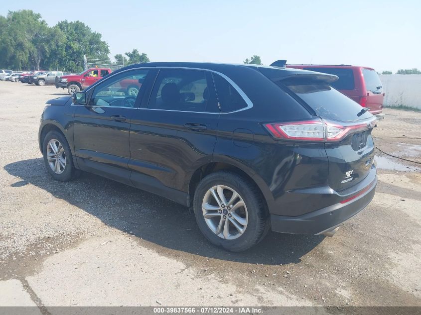 2015 Ford Edge Sel VIN: 2FMTK4J83FBC30847 Lot: 39837566