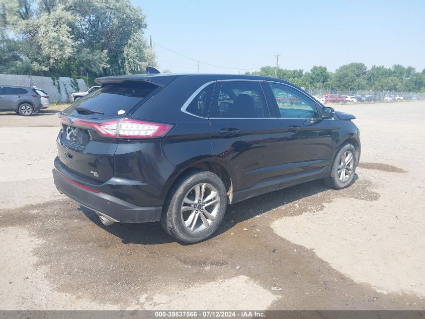 2015 Ford Edge Sel VIN: 2FMTK4J83FBC30847 Lot: 39837566