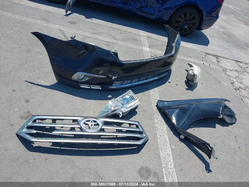 2012 Toyota Highlander Se V6 VIN: 5TDZK3EH8CS066895 Lot: 39837569