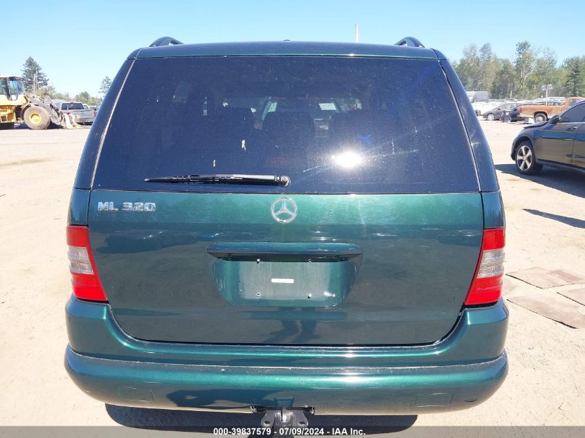 2000 Mercedes-Benz Ml 320 VIN: 4JGAB54E0YA185847 Lot: 39837579