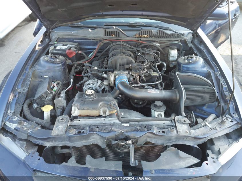 2010 Ford Mustang VIN: 1ZVBP8ANXA5135968 Lot: 39837590