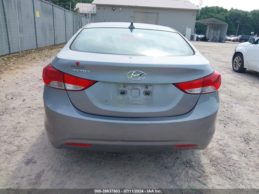 2012 Hyundai Elantra Gls (Ulsan Plant) VIN: KMHDH4AE7CU398666 Lot: 39837603