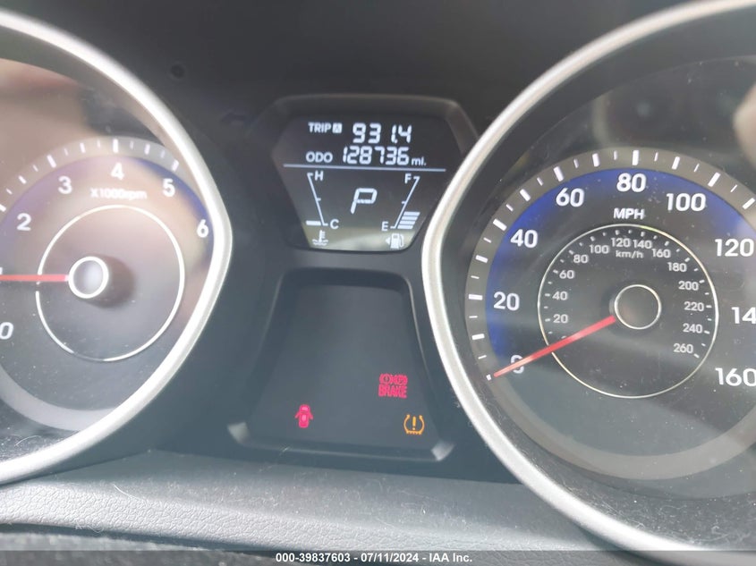 2012 Hyundai Elantra Gls (Ulsan Plant) VIN: KMHDH4AE7CU398666 Lot: 39837603