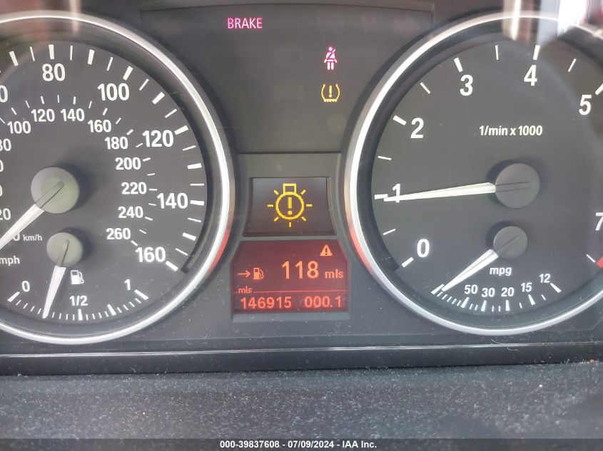 2007 BMW 328I VIN: WBAVA33527FV65401 Lot: 39837608