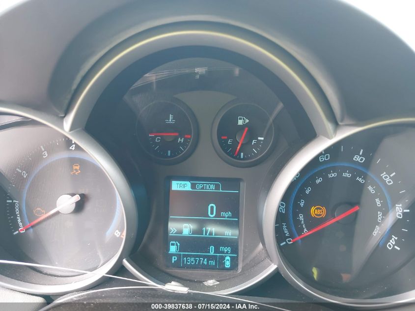 2014 Chevrolet Cruze Ls Auto VIN: 1G1PA5SH0E7427732 Lot: 39837638