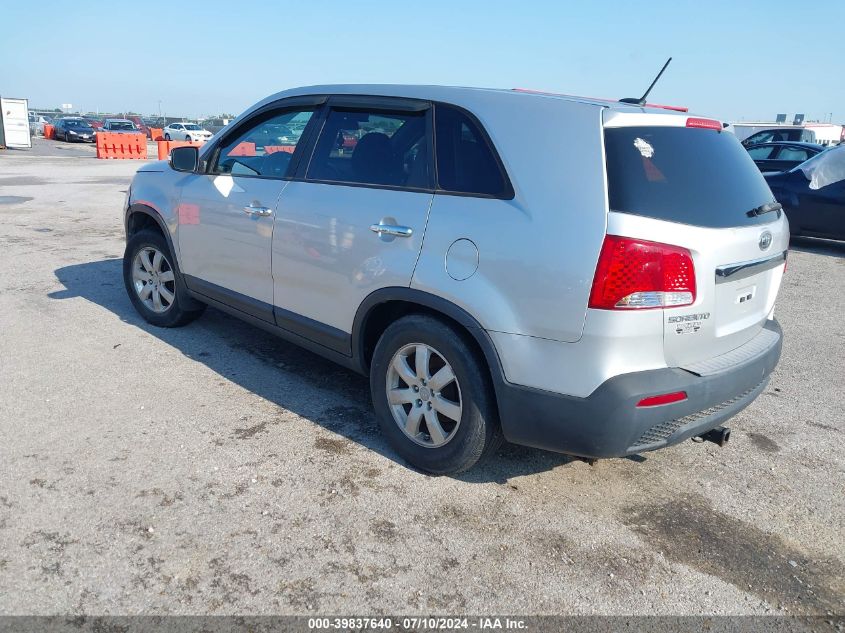 2013 Kia Sorento Lx VIN: 5XYKT3A1XDG329037 Lot: 39837640