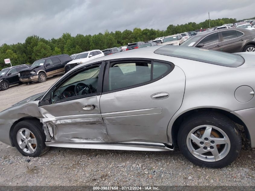 2008 Pontiac Grand Prix VIN: 2G2WP552881114832 Lot: 39837658