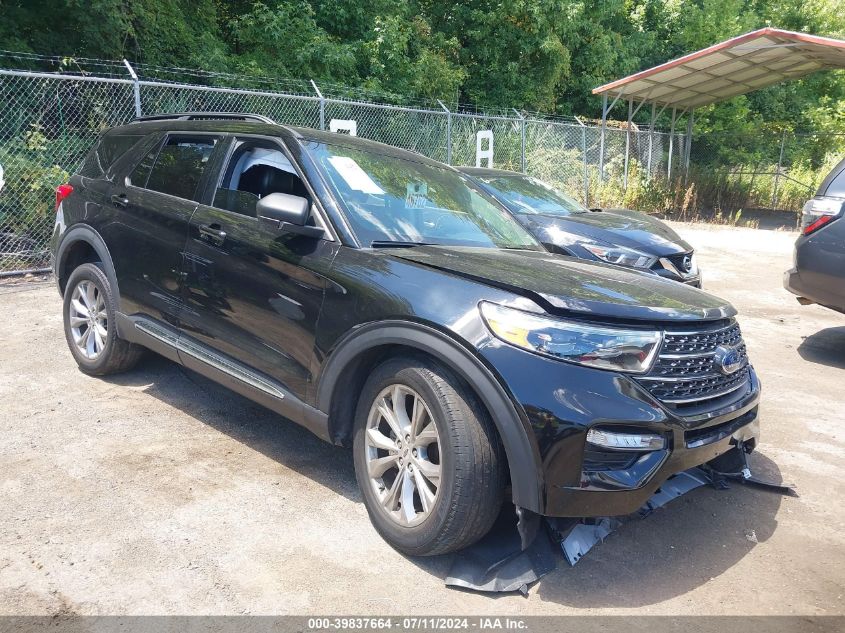 1FMSK8DH3MGA68559 2021 Ford Explorer Xlt
