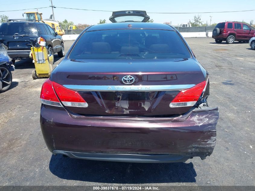 2011 Toyota Avalon Limited VIN: 4T1BK3DB6BU371543 Lot: 39837678