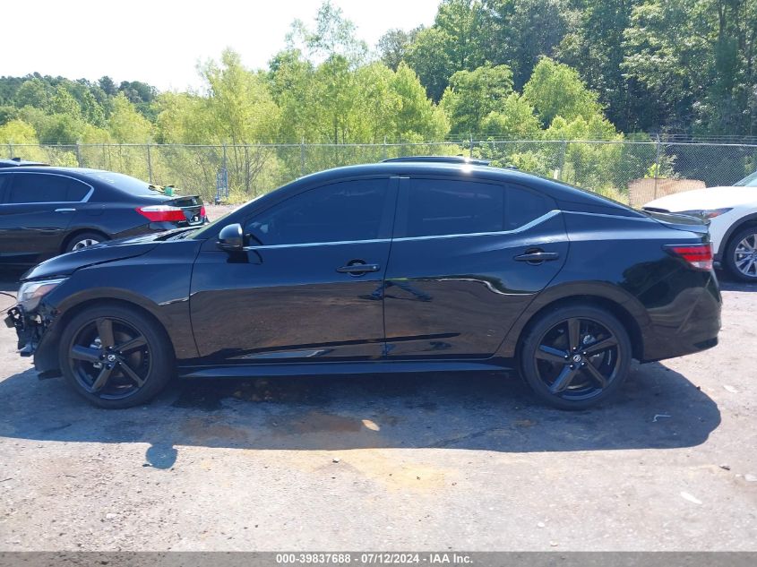 2023 Nissan Sentra Sr Xtronic Cvt VIN: 3N1AB8DV7PY261227 Lot: 39837688