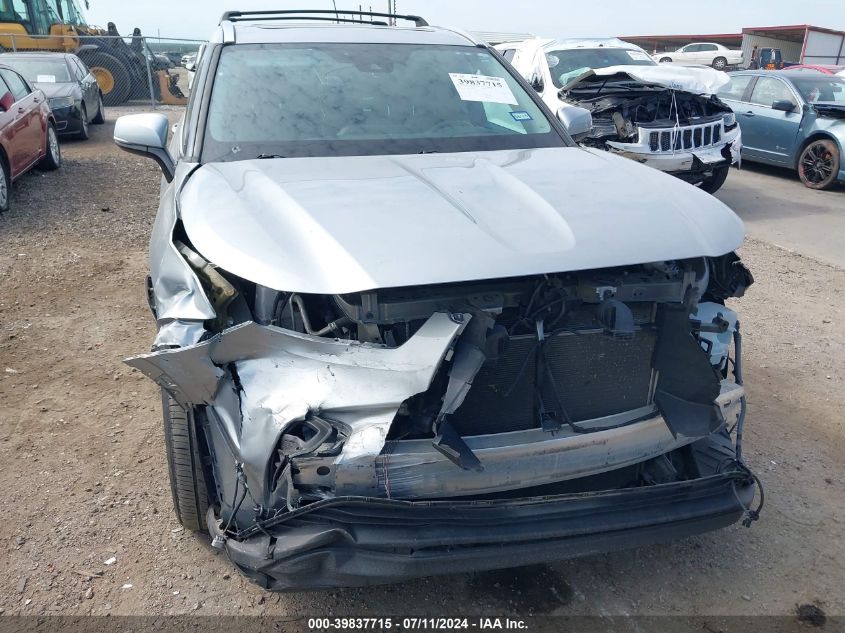 2021 Toyota Highlander Xle VIN: 5TDGZRAH7MS062088 Lot: 39837715