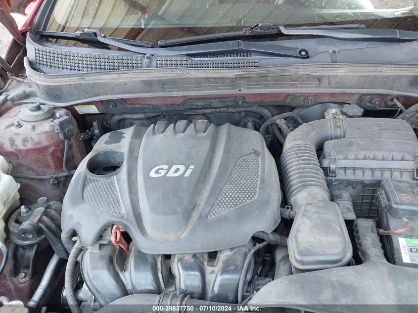 2012 Hyundai Sonata Gls VIN: 5NPEB4AC6CH384678 Lot: 39837750