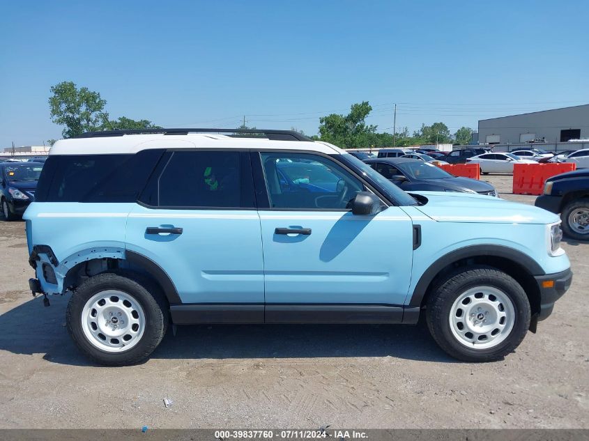 2023 Ford Bronco Sport Heritage VIN: 3FMCR9G65PRD65071 Lot: 39837760