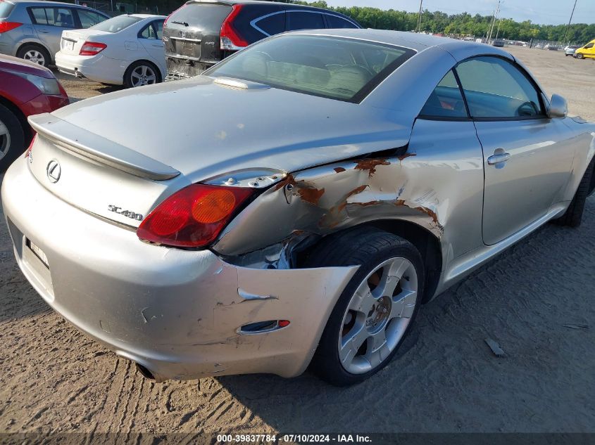 2004 Lexus Sc 430 430 VIN: JTHFN48Y740057040 Lot: 39837784