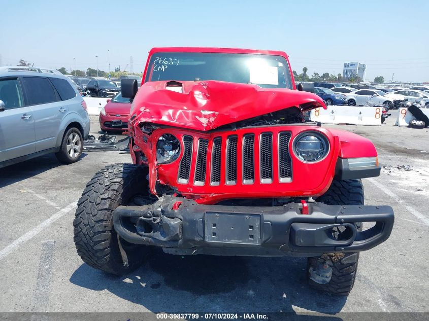 2019 Jeep Wrangler Unlimited Rubicon 4X4 VIN: 1C4HJXFG5KW665392 Lot: 39837799