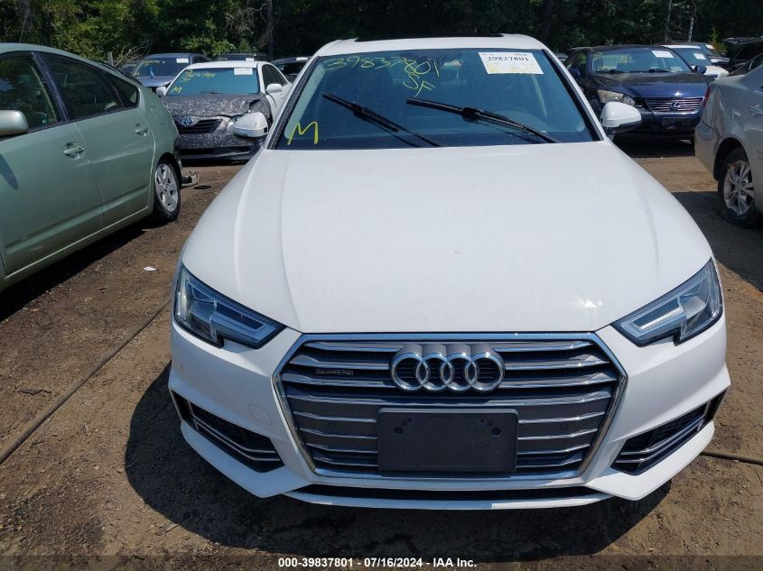 2017 Audi A4 2.0T Premium VIN: WAUENAF49HN010111 Lot: 39837801