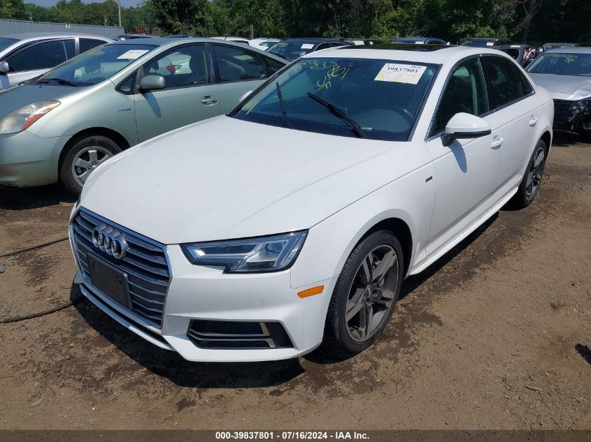 2017 Audi A4 2.0T Premium VIN: WAUENAF49HN010111 Lot: 39837801