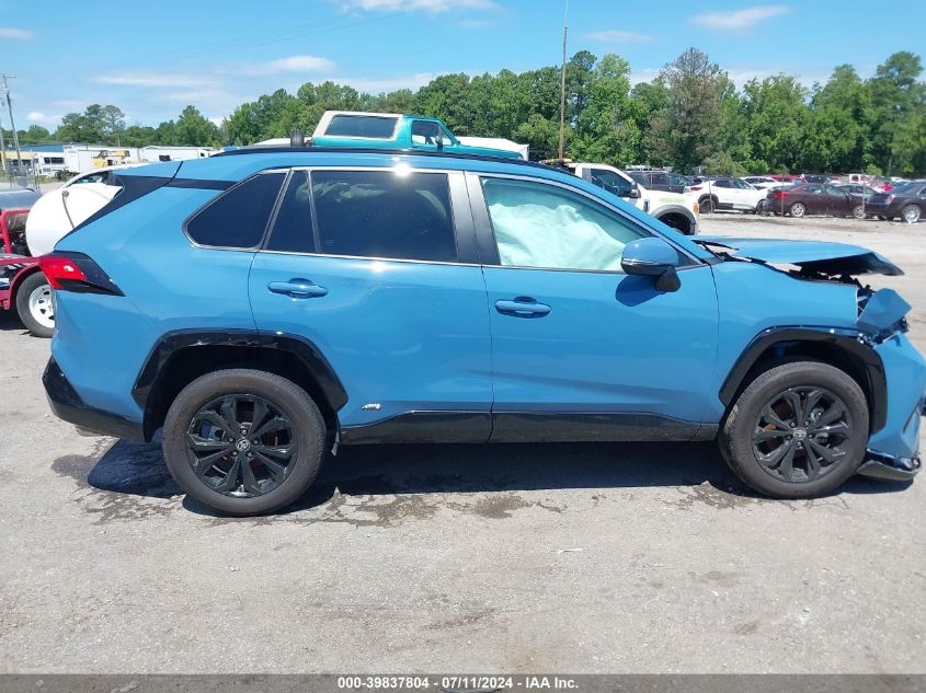 2022 TOYOTA RAV4 HYBRID SE - 4T3T6RFV6NU083908