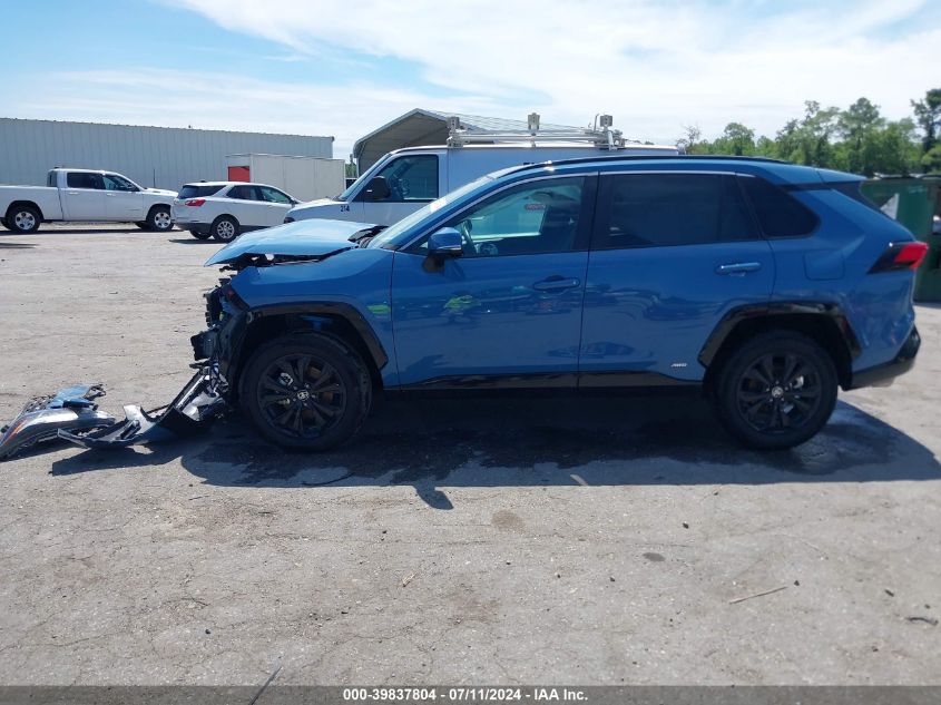 2022 TOYOTA RAV4 HYBRID SE - 4T3T6RFV6NU083908