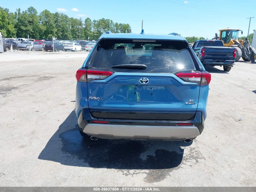 2022 TOYOTA RAV4 HYBRID SE - 4T3T6RFV6NU083908