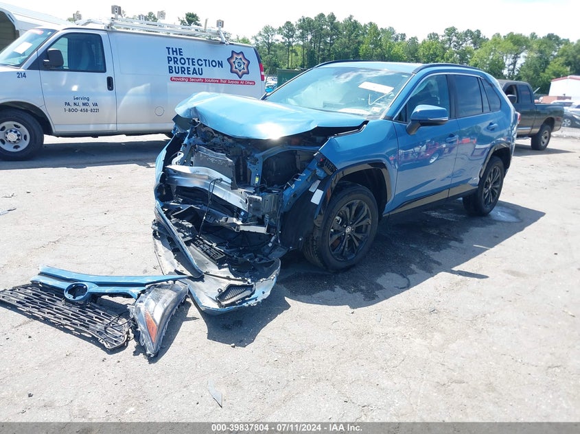 2022 TOYOTA RAV4 HYBRID SE - 4T3T6RFV6NU083908