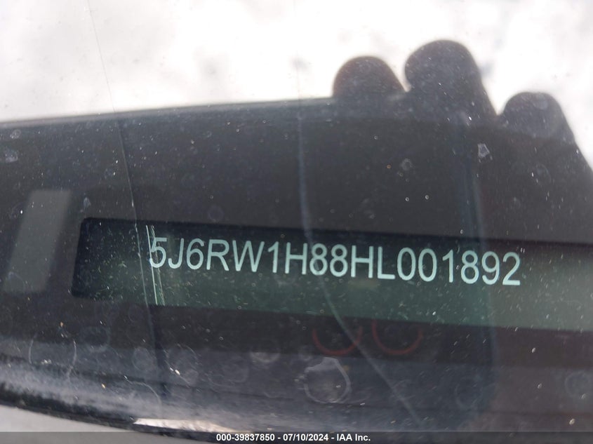 2017 HONDA CR-V EX-L/EX-L NAVI - 5J6RW1H88HL001892