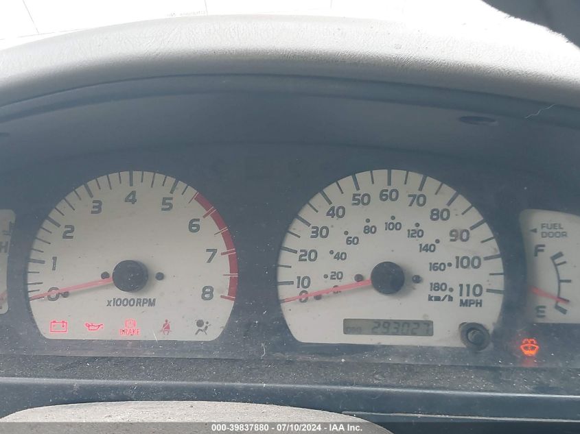 2002 Toyota Tacoma Base V6 VIN: 5TEHN72N72Z035496 Lot: 39837880