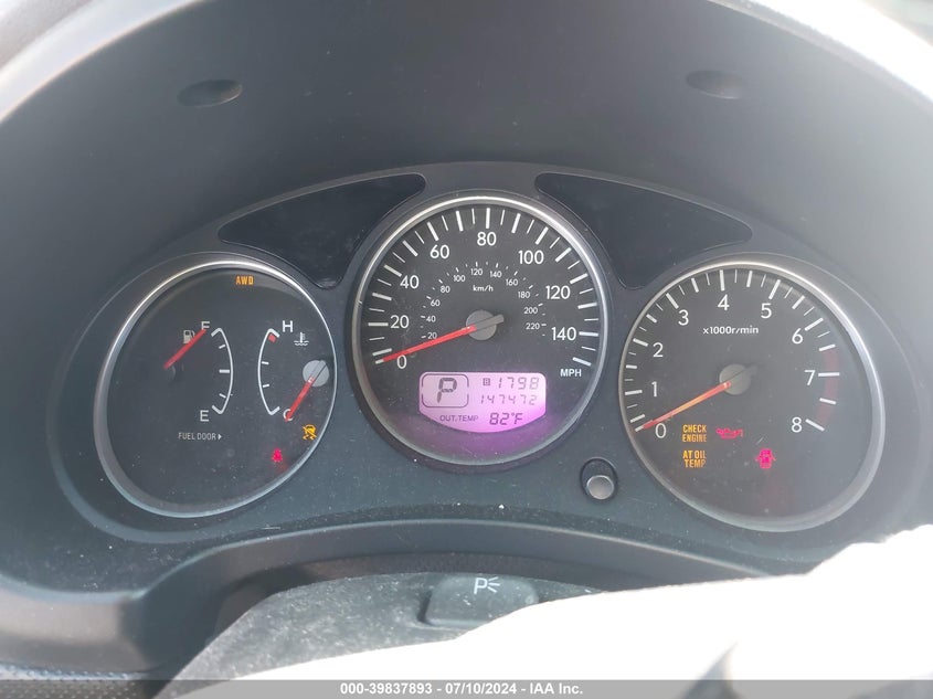 2008 Subaru Forester Sports 2.5X/Sports 2.5Xt VIN: JF1SG66668H702541 Lot: 39837893