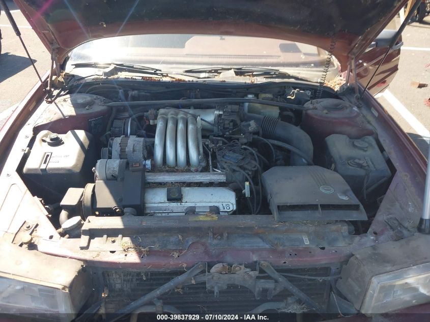 1987 Cadillac Allante VIN: 1G6VR3177HU101178 Lot: 39837929