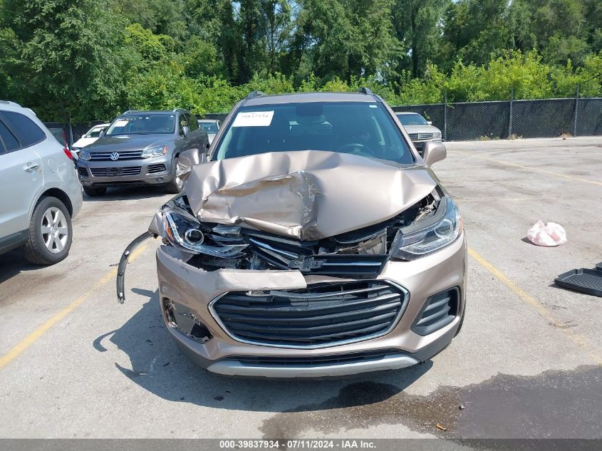 2018 Chevrolet Trax Lt VIN: 3GNCJLSB2JL270000 Lot: 39837934