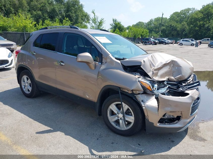 2018 Chevrolet Trax Lt VIN: 3GNCJLSB2JL270000 Lot: 39837934