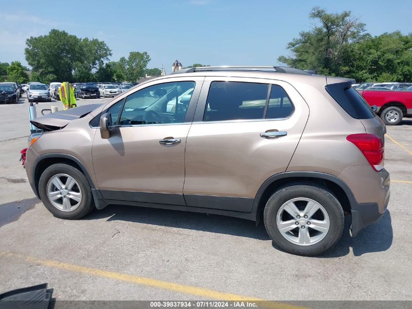 2018 Chevrolet Trax Lt VIN: 3GNCJLSB2JL270000 Lot: 39837934