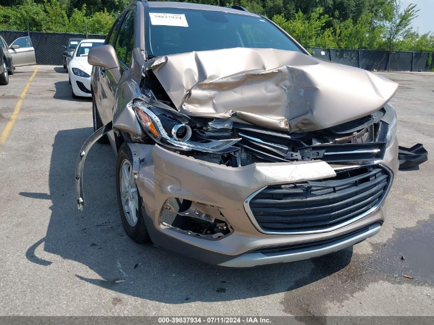 2018 Chevrolet Trax Lt VIN: 3GNCJLSB2JL270000 Lot: 39837934