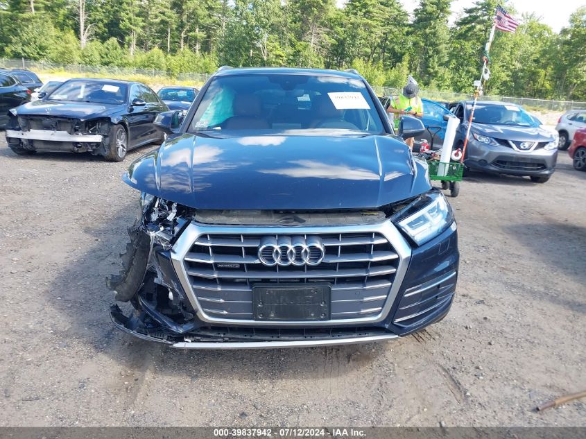 2018 Audi Q5 Premium Plus VIN: WA1BNAFY6J2227691 Lot: 39837942