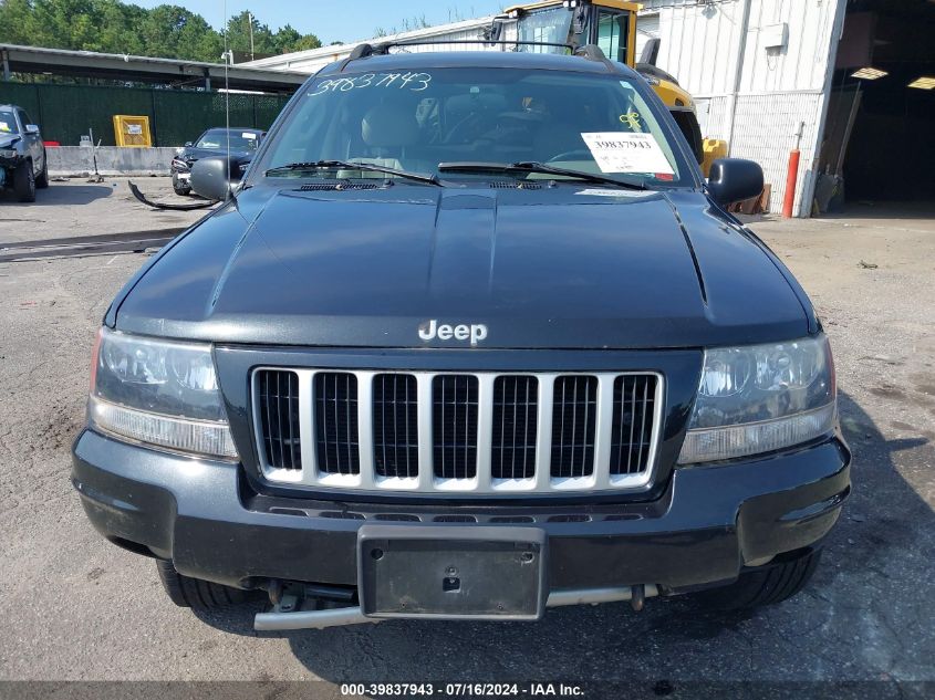 2004 Jeep Grand Cherokee Laredo VIN: 1J4GW48N74C334285 Lot: 39837943