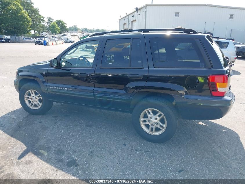 2004 Jeep Grand Cherokee Laredo VIN: 1J4GW48N74C334285 Lot: 39837943