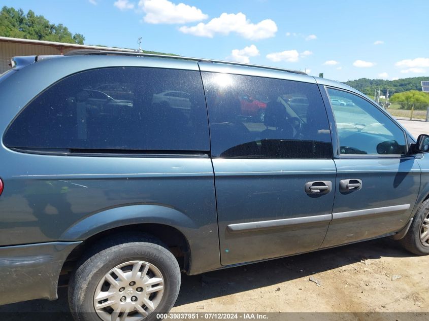 2006 Dodge Grand Caravan Se VIN: 1D4GP24R36B635437 Lot: 39837951